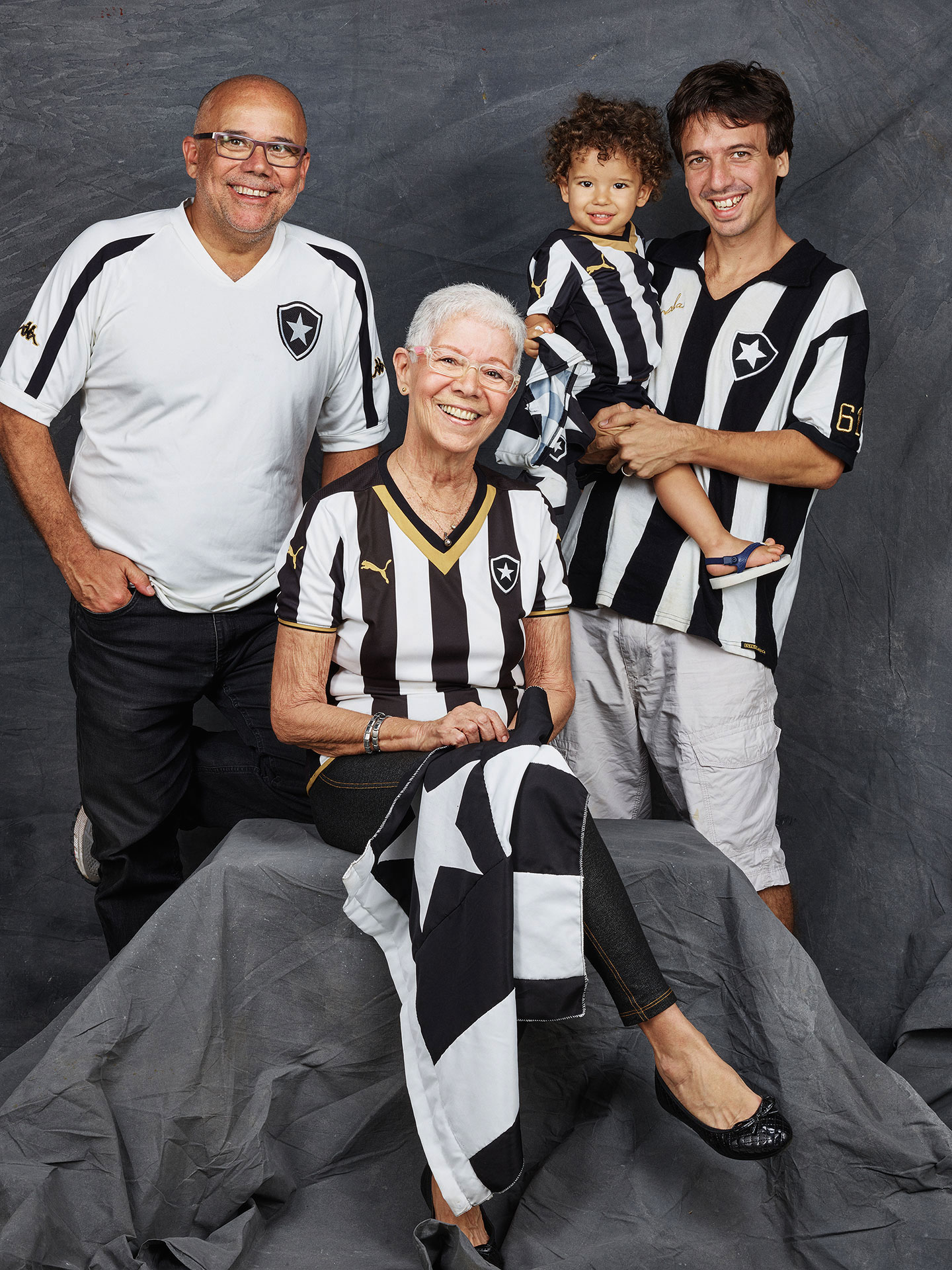 Sergio, Luzia, Zé Antônio e Ricardo Moraes (da esquerda para a direita)