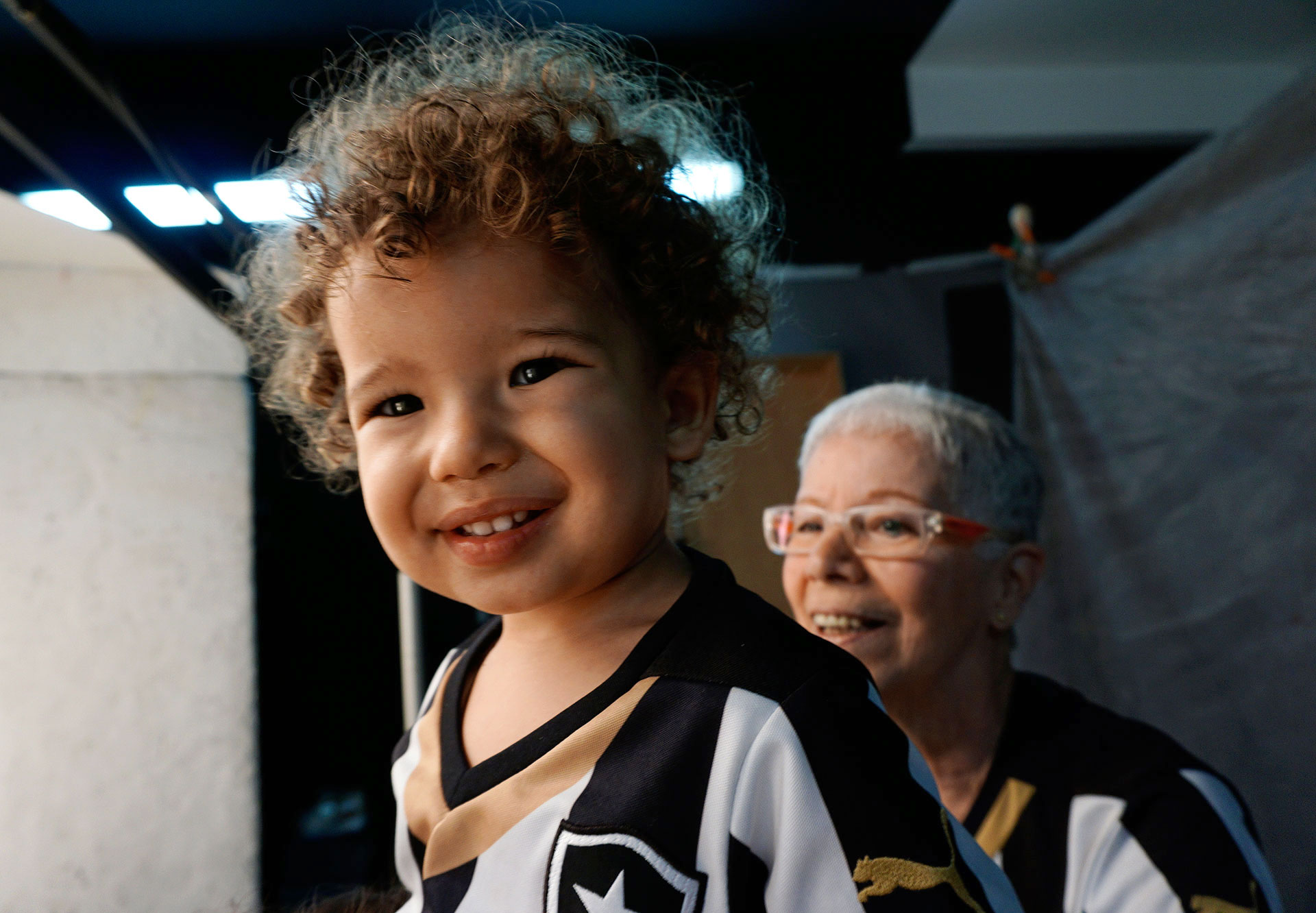 José Antônio e a vó Luzia