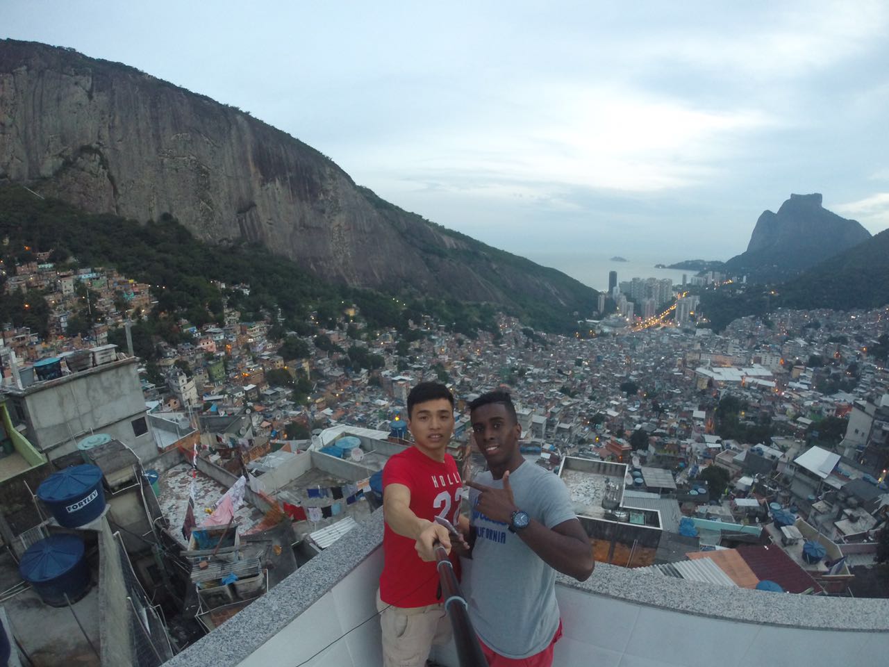 Nonato curte a vista da Rocinha