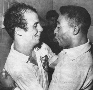 Almir Pernambuquinho e Pelé
