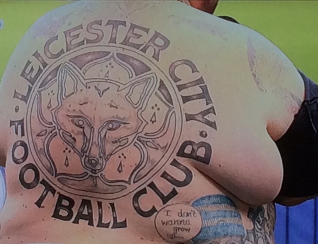 Torcedor do Leicester mostra o amor pelo clube