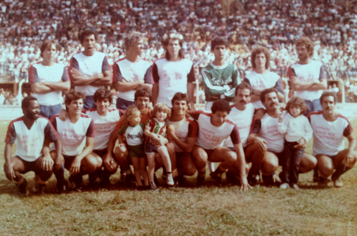  Time dos Artistas na despedida de Raul Passmann no Maracanã 