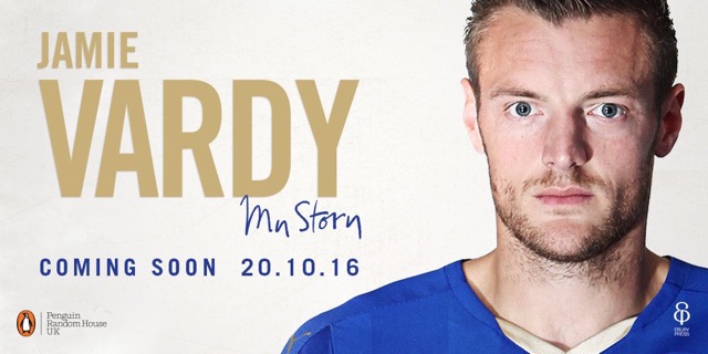 Capa da biografia de Vardy está pronta 